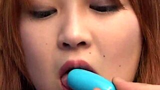 Japanese teen strips seductively for the camera 😏