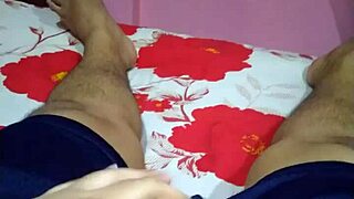 Wow, this young amateur is masturbating at midnight with intense handjob!