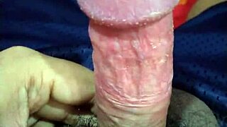 Wow, this young amateur is masturbating at midnight with intense handjob!