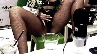 Avn highlights featuring toys and dildo in lesbian webcam action