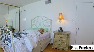 Elsa Jean Wakes Up To A Hard Creampie