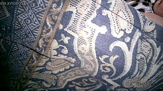 i captured this amateur party scene with silk panties and voyeur style on my phone