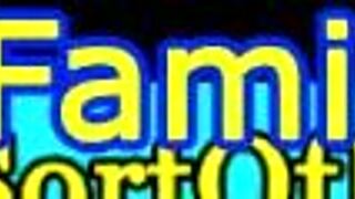 Мащеха пробита здраво от черния си втори баща