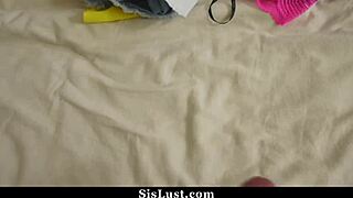 Hot Stepsister Catches Stepbro Sniffing Panties - SisLust! 🔥