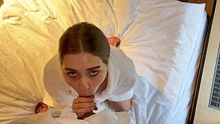 Feeling passionate morning sex in hotel with californiababe