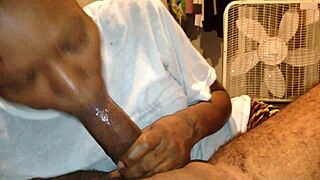 Wife's Sloppy Blowjob Sucking Cock In Intriguing Contrast To Her Usual Demure Nature