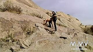 Agree to outdoor sex, cute girl with natural brazen boobs