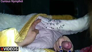 blonde wife starts day with blowjob and doggystyle fuck