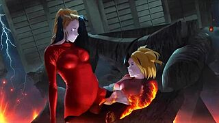 ai lesbian tribbing with dani and celeste