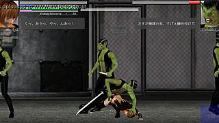 According to the newest installation of the Blade Hentai Game, Aya gets it on with extraterrestrial males