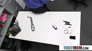 Dumb Blonde Milf And Sexy Shoplifter Stepdaughter Get Screwed In Threesome