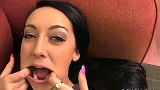 teen pornstar gets intense workout.