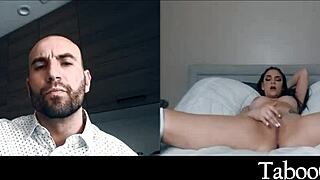 Stepdaughter Does the Nasty on Video Call for Father-in-Law and Uncle in Taboo Encounter!