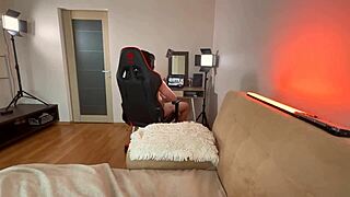 I caught my boyfriend masturbating and decided to take charge, full video on red