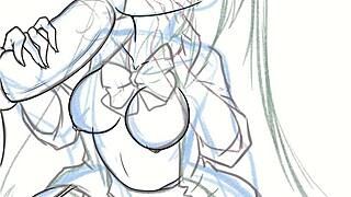 Hotaruchan gives intense blowjob to favorite sempai