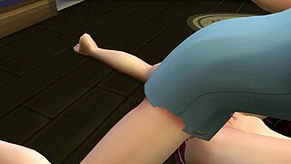 3D young couple explodes in wild climaxes