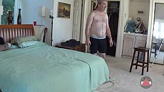 Ebony model lets him cum all over her oiled ass