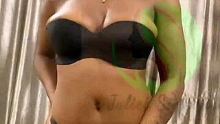 Something that a sexy pornstar enjoys when she indulges in selfpleasure with a strapon and other toys