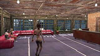 Fallout 4 android girl becomes a fuck doll in machine play
