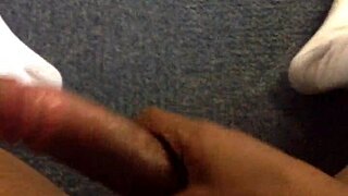 Is that big black cock making you rub one out?