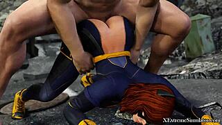 Big ass superheroes in XXX 3D cartoon compilation, wow!