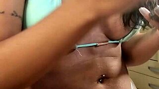 Hot girl wakes up horny, gets licked and cum in pussy.