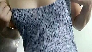 Latina shows off her curves while fixing the bed. Curious yet?