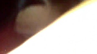 deep sucking on something intensely.