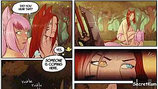 Sab And Tay, Big Breasted Latinas, Caught Fucking And Licking Pussy In Forest