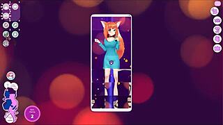 catgirl waifu feels emotions in uncensored part