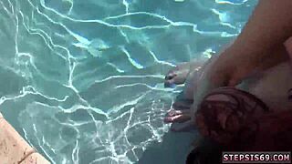 Illegal webcam session by Brunette beauty with her lover and roommate