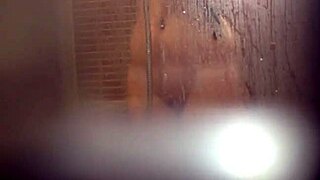 horny teen 18+ girl caught masturbating wet pussy in shower?