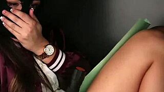 Sultry Natalie Monroe is sucking and fucking a large dick in this reality scene.