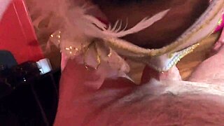 Hidden Talent of the Magicthroat in a face fucking and cumshot video