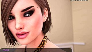 milfy city v1 0 final big tits teen violet with perfect big ass gives massage and tit job to big cock guy he cums on her big boobs part 84