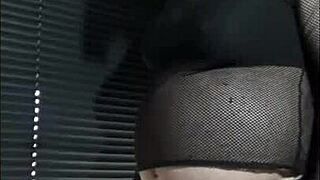 Public voyeurism of a bisexual crossdressers intimate moment