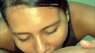 This blowjob stimulates cock to explosive emotion