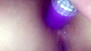 Getting my asshole fucked with a vibrator homemade anal whore slut milf toys. The intense session leaves me breathless.