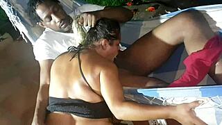 Found American basketball player with monster cock on beach