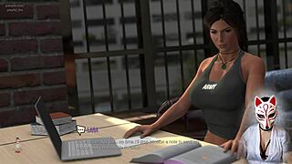 Wow, Lara Croft masturbates to orgasm in episode 1!