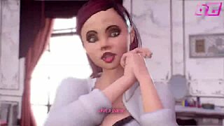 animated femdom futa dominates femboy with relentless anal action