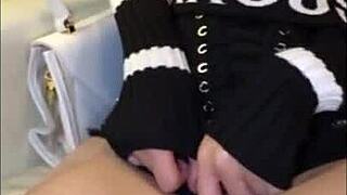 yumi-chan 20yo college beauty in cosplay gym outfit