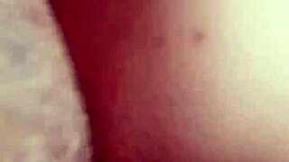 She rides that big cock hard on her ass