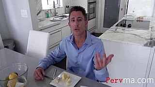 Stepmom sneaks blowjob in front of husband with olivia blu