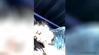 Girlfriend gives car blowjob?