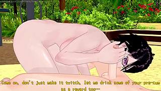 Bayonetta in 3D Cartoon Gets Bent Over for Blowjob and Creampie in Hentai Action