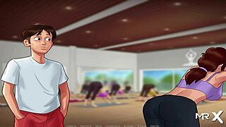 Rich girl in dirty maid costume