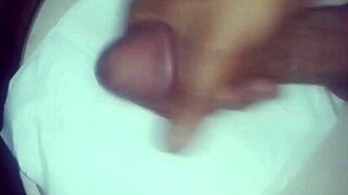 Shaved dick in bathroom setting for personal care