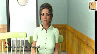 in this dik chick route, the brunette teen with big tits gets kinky in 3d anime