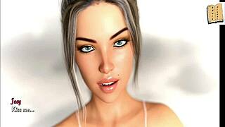 in this dik chick route, the brunette teen with big tits gets kinky in 3d anime